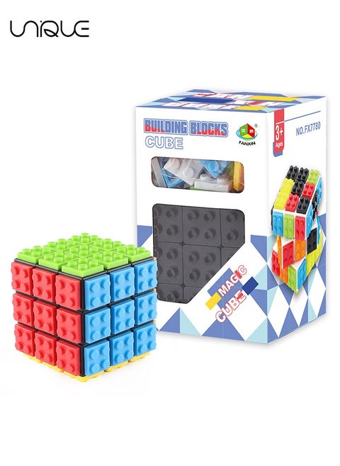 Magic Cube, Cube Puzzle, Magic Cube, 3 x 3, Brain Teaser Puzzle Cubes, Decompression Toy, Thinking Game for Children and Adults
