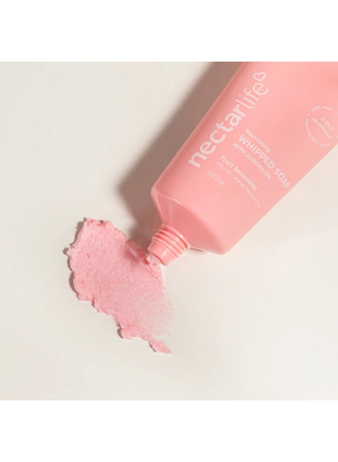 Nectar Life Nectar Bath Treats Whipped Soap and Shave Butter, Travel Size (2 Ounce, Fruit Smoothie) - Image 3