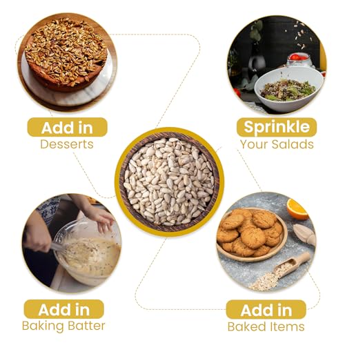 Nutraj Sunflower Seeds 400g (200g x 2) Pouch | Seeds for Eating | Seed Cycling - Image 4