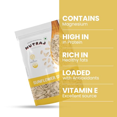 Nutraj Sunflower Seeds 400g (200g x 2) Pouch | Seeds for Eating | Seed Cycling - Image 3