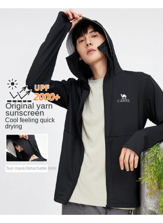 camel Upf50+ Original Yarn Sun Protection】men's Sun Protection Shirt, Quick-dry Cooling Anti-uv Skin Jacket - Image 1