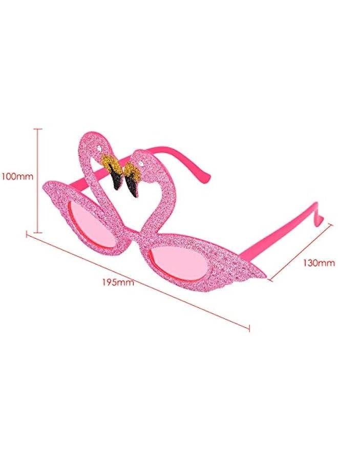 PLAY BLING Party Sunglasses Hawaiian Flamingo Sunglasses Novelty Eyewear for Kids Fancy Dress - Image 4