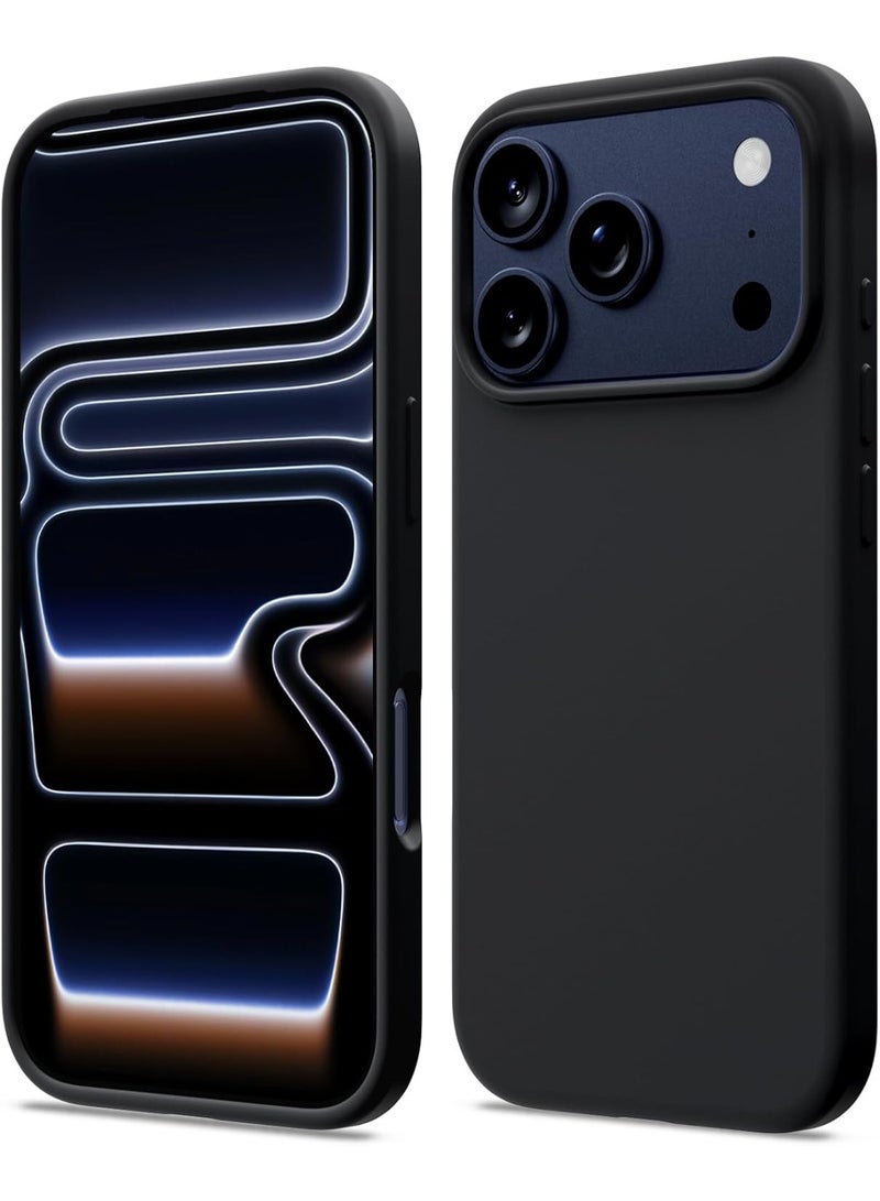 جومو ستور كفر سيليكون سائل لهاتف آيفون 17 برو – متوافق مع MagSafe، ناعم الملمس، مقاوم للصدمات والخدوش، بطانة داخلية من الألياف الدقيقة – حماية شاملة - Image 1