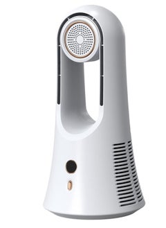 AWALOR Desk Fan Personal Cooling Fan Electric Quiet with 6 Cooling Speeds Table Fan Portable Fan for Living Room Bedroom Traveling, 18.2cmx36.2cm, white  - Image 1
