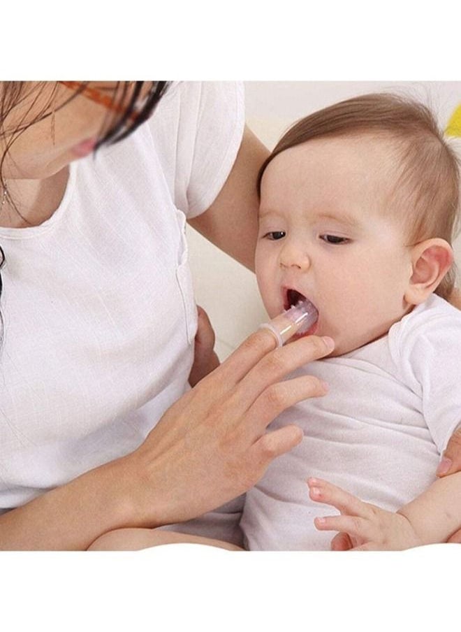 شو وو فرشاة أسنان للأطفال الرضع ، منظف لسان الأطفال ، فرشاة أسنان نظيفة اللثة منظف لسان يمكن التخلص منها ، فرشاة أسنان ناعمة الشاش ، عصا تنظيف عن طريق الفم للأطفال من سن 0 إلى 36 شهرًا ، سريران للأصابع و 30  - Image 4