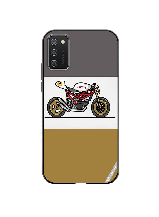 VR CREATIVE Protective Case Cover For Samsung Galaxy A02s Ducati Design Multicolour - Image 1