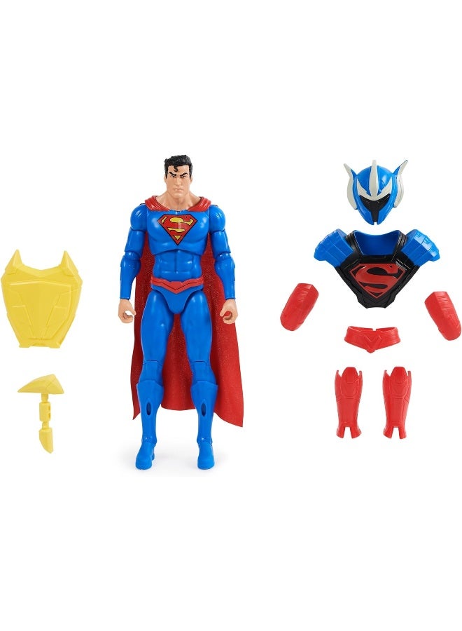 DC Comics DC Comics, Superman Man of Steel Action Figure, DC Adventures, 30.48cm, 9 Accessories, Collectible Superhero Kidsâ€™ Toys for Boys and Girls - Image 3