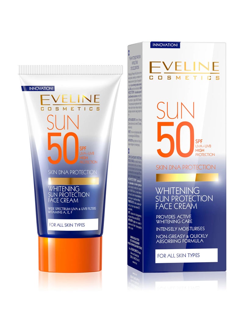 إيفيلين ايفلين واقي شمس بمعامل حماية 50 لتفتيح جميع أنواع البشرة50مل