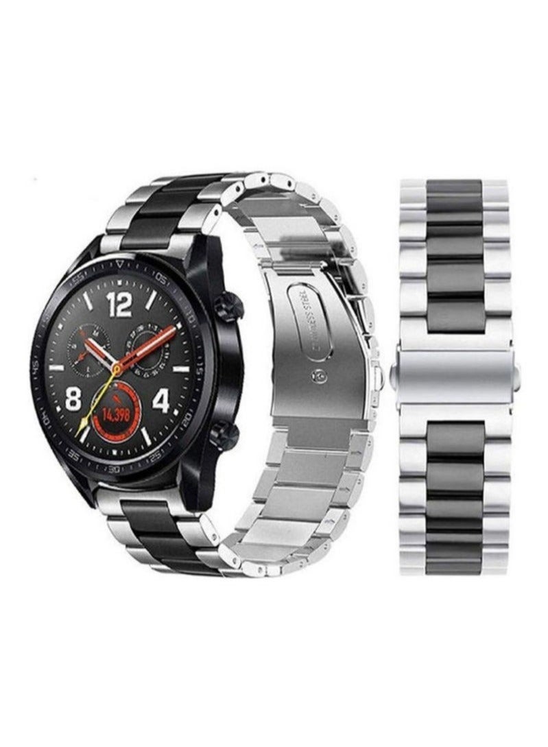 ELTRAZONE ELTRAZONE Classic Stainless Steel Smartwatch Strap Band For Huawei Smart Watch GT2 and GT/Honor Magic 2 22millimeter
