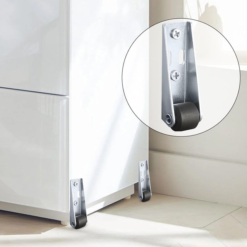 Heavy Duty Swivel Casters Steel Side Mount Wheels 8kg Capacity 4cm Diameter - Image 4