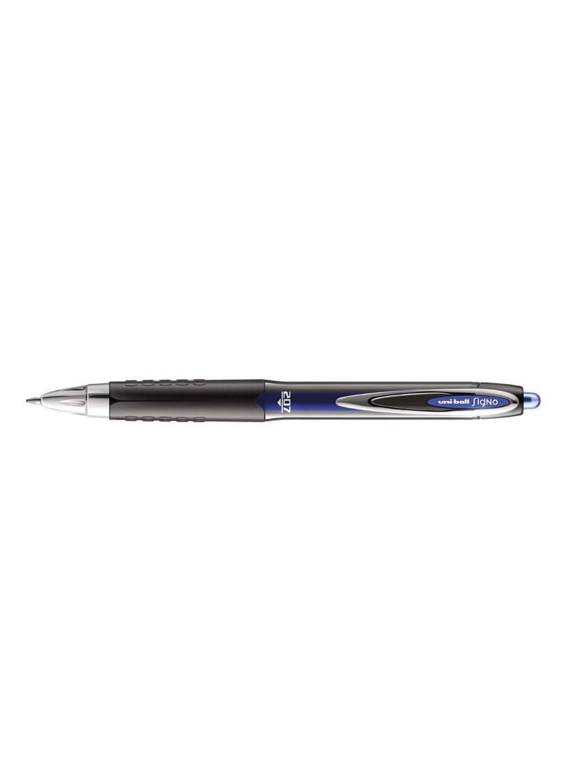 Uniball 3-Piece Signo Retractable Gel Pen 0.7mm Tip Blue Ink - Image 2