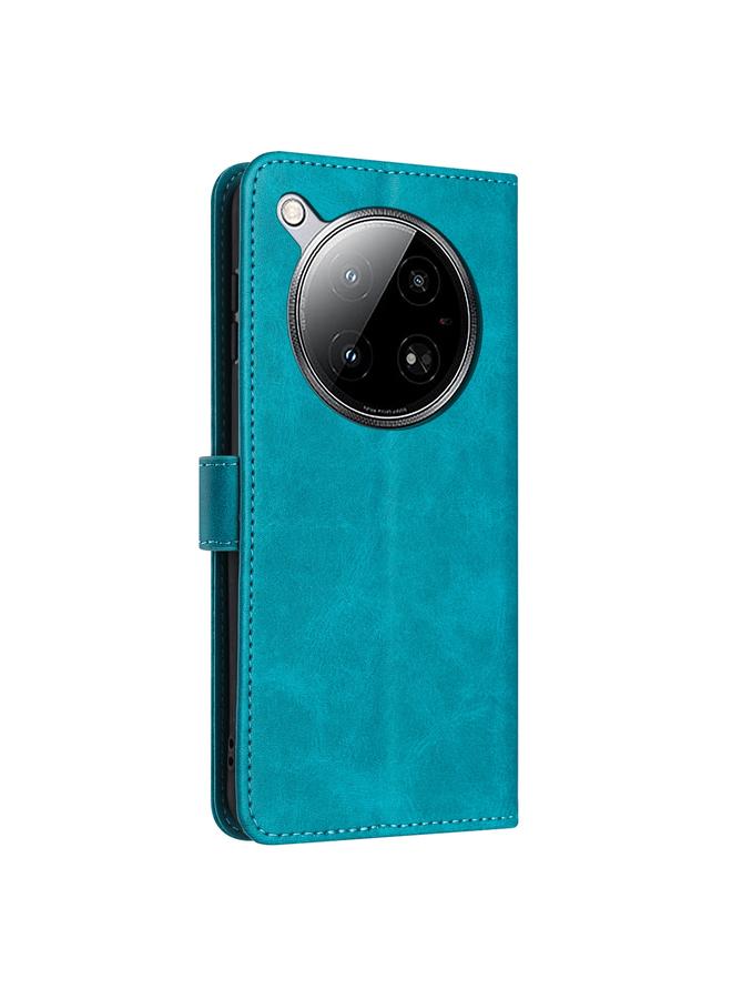 Zaboon Case For Infinix Zero 40 4G Solid Calf Texture Flip Leather Phone Case - Image 3