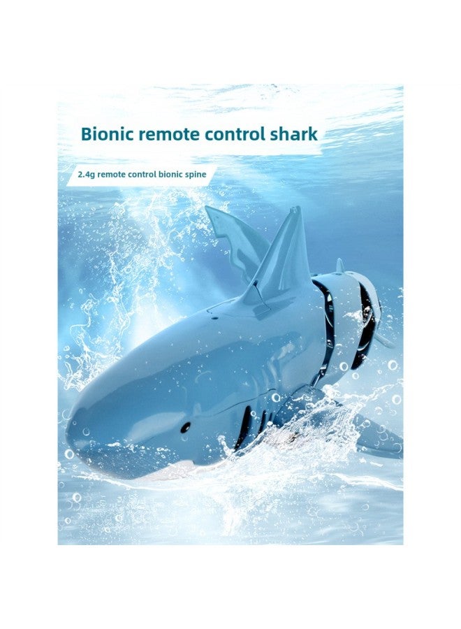 Real Remote Control Shark Electric Water Can Spray Water Swing Water Remote Control Children Swimming Outdoor Boy Toys-Color:Remote Control Golden Shark Can Spray Water With Adjustable Speed-Specifications:Official Standard Configuration - About 30 Minutes Of Battery Life  - Image 1