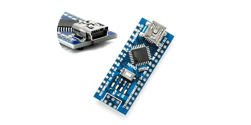 Robocraze Improved Version Nano V3 Board compatible with Arduino | Nano V3 Board with Soldered Pins and USB Cable for Beginners or Robotics Starter Kits Compatible Arduino Nano V3 - Image 3