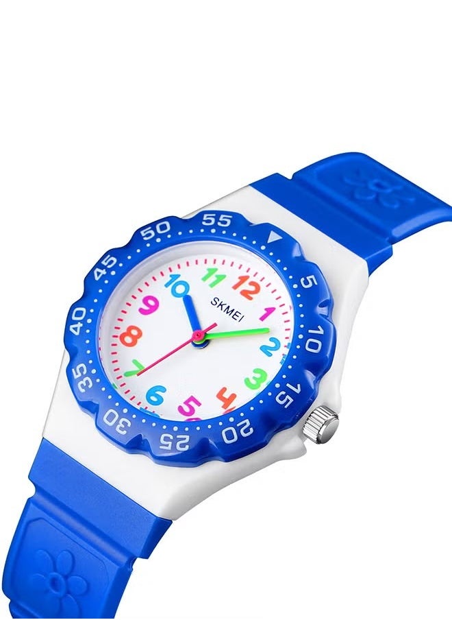 SKMEIS-Shock - Kids Watch Waterproof Cute Cartoon Analog Girls Boys Wrist Watch for Little Child Time Teacher for Children 3-10 Year，Dark Blue - Image 1