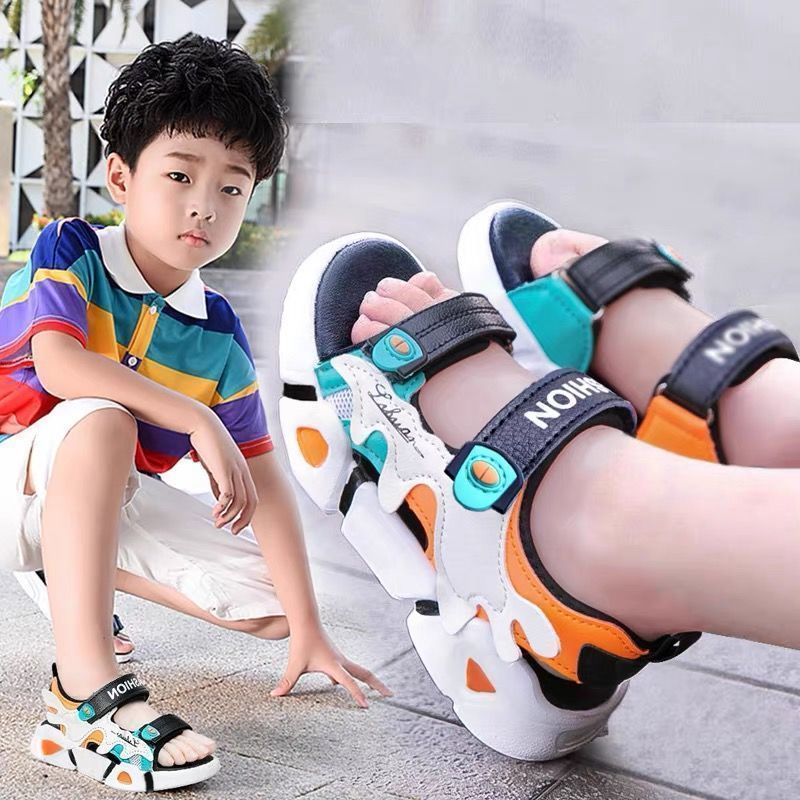 Children'S Sandals 2025 Products Soft-Soled Beach Shoes For Boys And Girls, Fashionable Shoes, Baby Breathable Sandals - Image 2