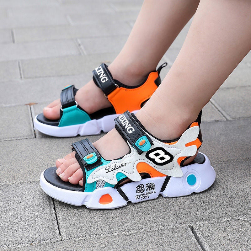Children'S Sandals 2025 Products Soft-Soled Beach Shoes For Boys And Girls, Fashionable Shoes, Baby Breathable Sandals - Image 4
