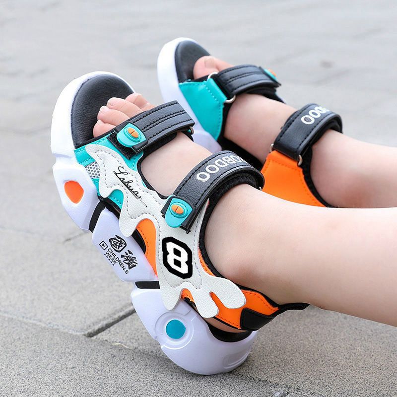 Children'S Sandals 2025 Products Soft-Soled Beach Shoes For Boys And Girls, Fashionable Shoes, Baby Breathable Sandals - Image 3