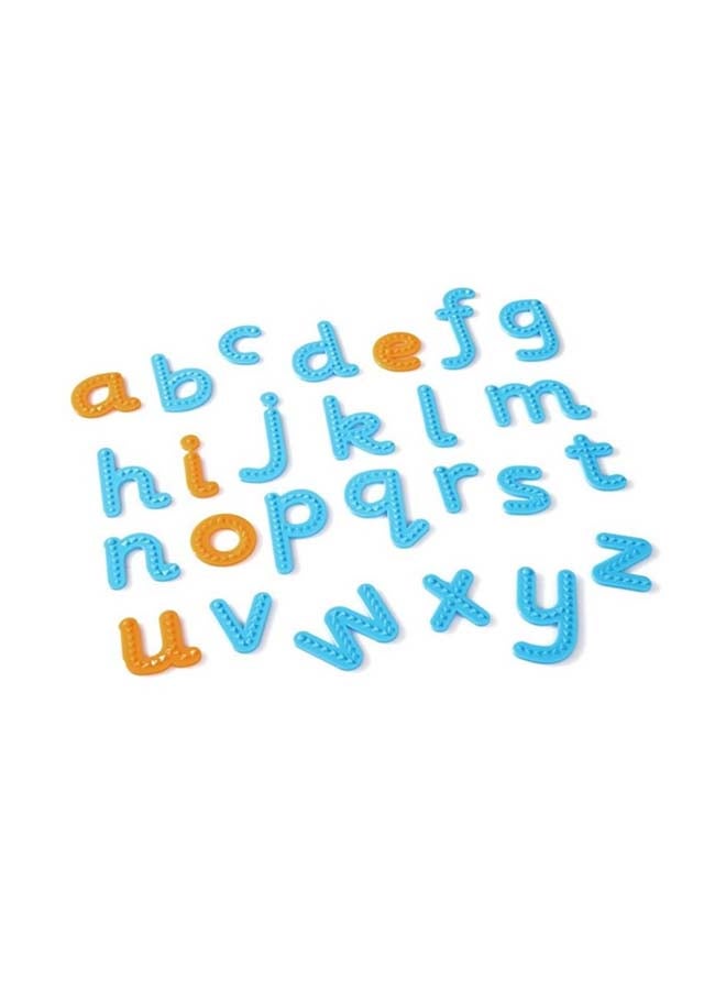 Learning Resources حروف لمسية (مجموعة مكونة من 26 قطعة، سطح ملمس، أبيض/أصفر، للأعمار 4 سنوات فما فوق) - Image 3