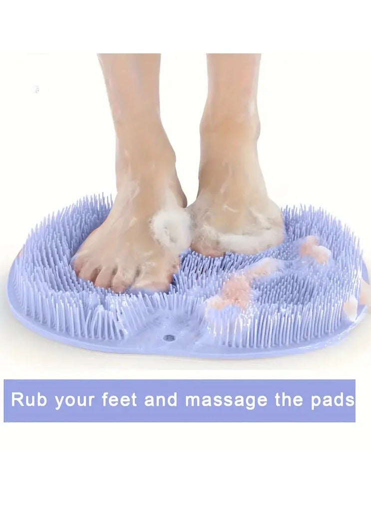 ORiTi Silicone Bath Massage Scrubber Convenient Hanging Hole Design For Foot Brush Deep Clean Exfoliate SPA - Image 5