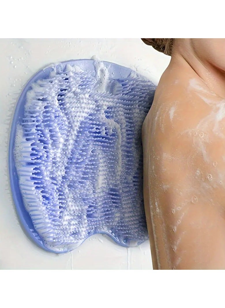 ORiTi Silicone Bath Massage Scrubber Convenient Hanging Hole Design For Foot Brush Deep Clean Exfoliate SPA - Image 1