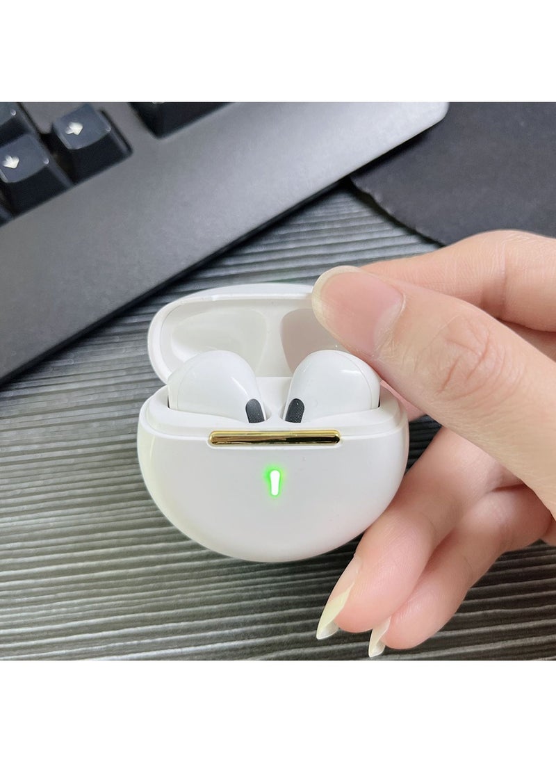 X-level - Wireless Earbuds,Bluetooth 5.3 Headphones, Noise Cancelling Air Buds Pods 3D Stereo Ear pods in-Ear Ear Bud Built-in Mic Waterproof Earphones Sport Headsets for iPhone/Samsung/Android(White） ﻿ - Image 1