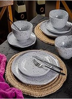 HomePro HomePro Pottery Space Grey 8 Pieces Set 