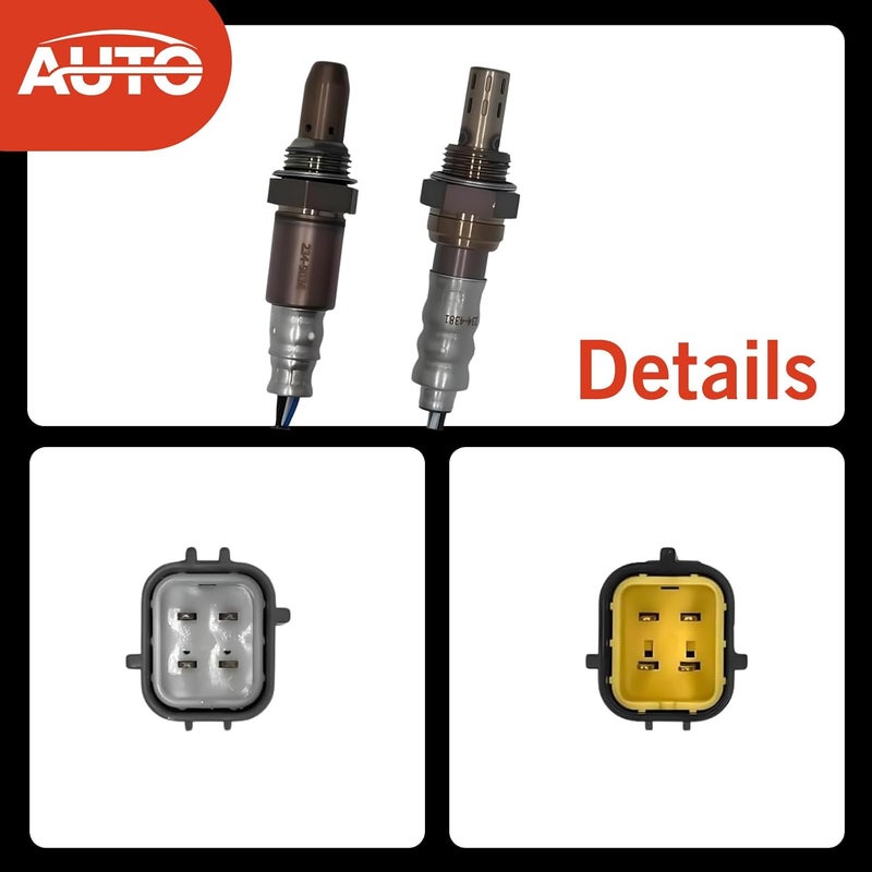 AUTO OCCASION Oxygen Sensor O2 Sensor Upstream Downstream Air Fuel Ratio Sensor for Nissan Altima and Maxima - Image 4