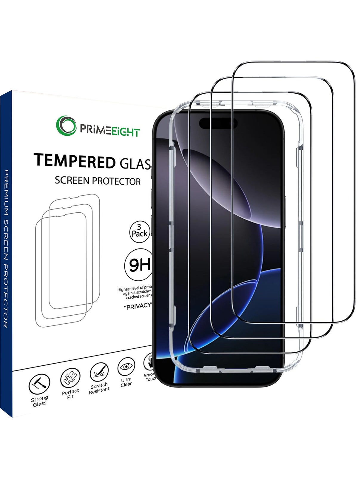 PRIMEEIGHT PRIMEEIGHT iPhone 16 Pro Max Screen Protector 6.9 inch Z33747D3A1DED3038A380Z