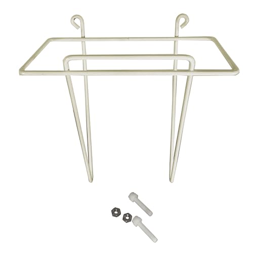 Spill-Stop 1402-0, Large Ice Scoop Holder, Wire-Formed Open Cage, Rust-Resistant Epoxy-Coated Steel, Fits 32-82 oz Scoops, Includes Plastic Bolts & Nuts, 6-1/2" x 3-11/16" x 6-7/8" - Image 3
