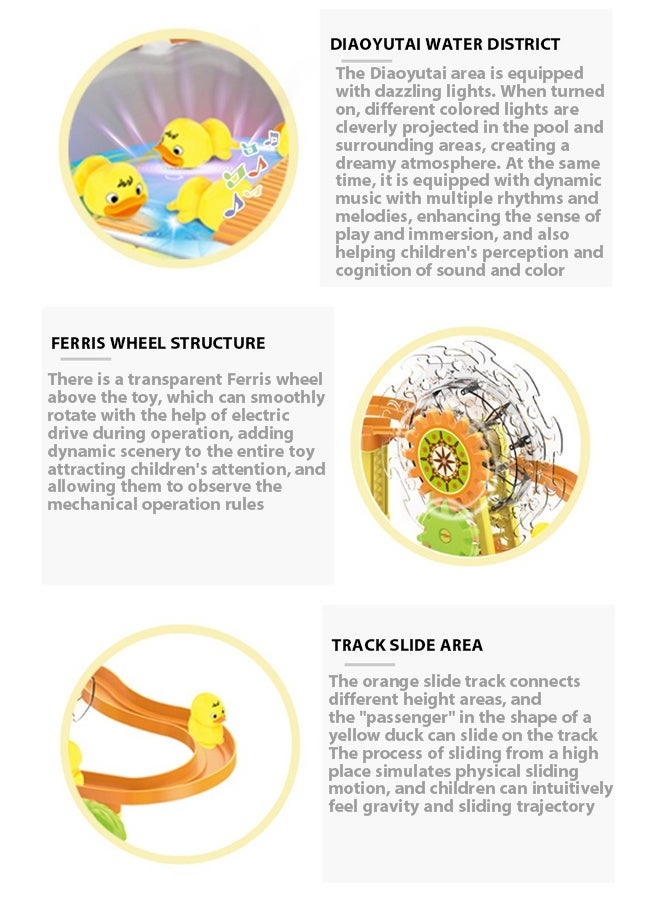 Fishing Game Toy Electric,Dinosaur theme Fishing toy set, Situational simulation toysmagnetic animal track, lighting, music, water play, fishing platform Preschool Educational Fine Motor Skills for 3 4 5 Years Old Boys Girls - Image 4