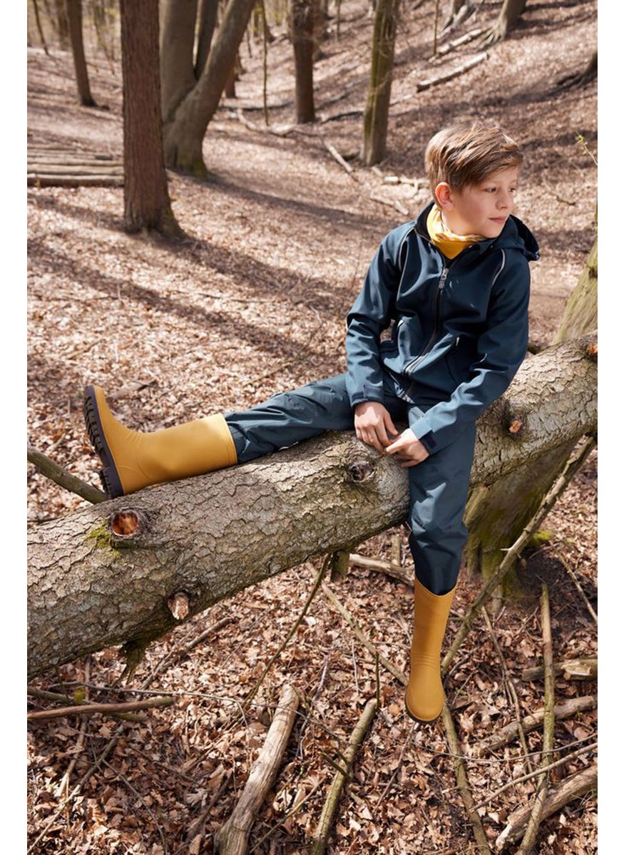 Tchibo - Kids Boy Solid Elastic Waistband Trouser Pants, Navy Blue - Image 1