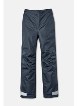 Tchibo Kids Boy Solid Elastic Waistband Trouser Pants, Navy Blue  - Image 2