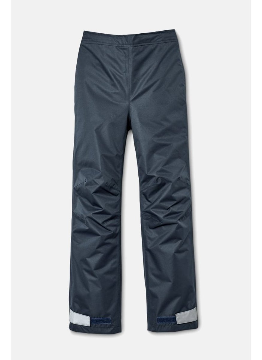 Tchibo - Kids Boy Solid Elastic Waistband Trouser Pants, Navy Blue - Image 1