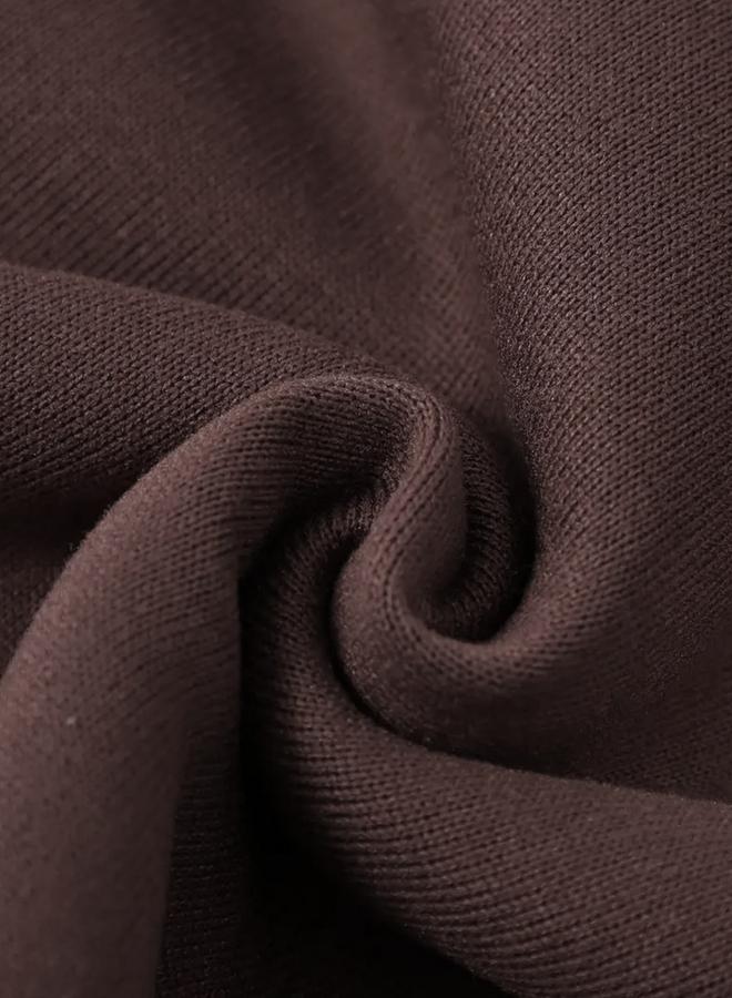 تايك تو هودي بني سادة للرجال بجيب كنغر - Image 5