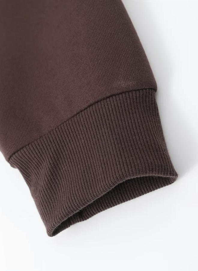 تايك تو هودي بني سادة للرجال بجيب كنغر - Image 4