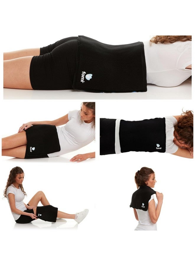 FOMI Ium Large Hot Cold Solid Gel Pack By Fomi Care | 18” X 12” | Soft, Comfortable Ice Wrap For Back, Shoulder, Knee, Thigh Pain Relief | Oversized, Flexible Cool Compress | Freezable, Microwaveable - Image 2