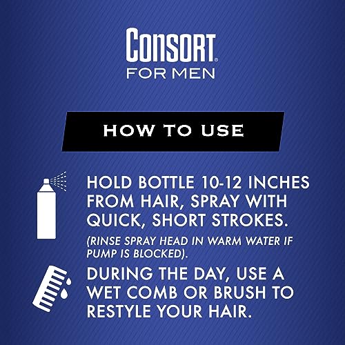 Consort Extra Hold Non-Aero Hair Spray Pump, Unscented, 8 Ounce - Image 4