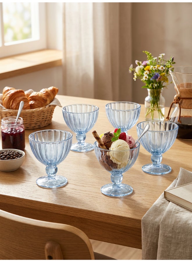 Luminarc Quadro 6 piece Sundae Ice Cream Cup Set 250 ml each - Image 3