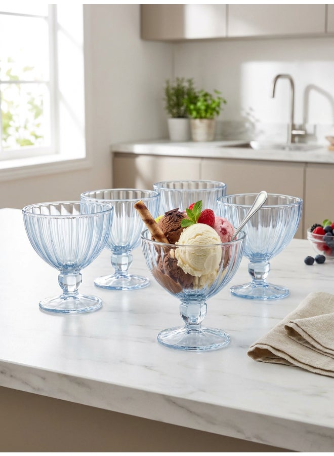 Luminarc Quadro 6 piece Sundae Ice Cream Cup Set 250 ml each - Image 2