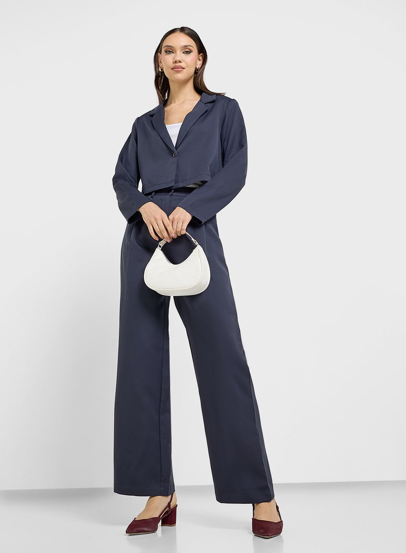ELLA Cropped Blazer & Pant Set  - Image 1