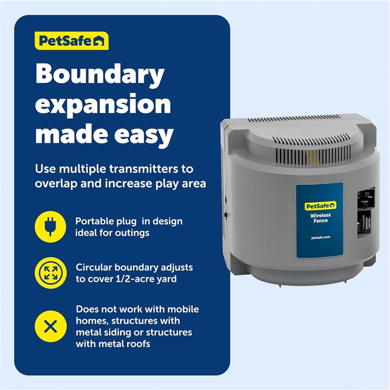 PetSafe Wireless Fence Extra Transmitter for Dogs - Expands Yard Coverage - Image 4