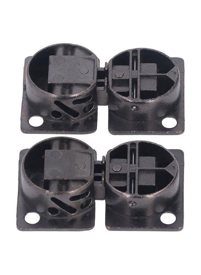 Thoraya 2Pcs Cabinet Door Hinge Zinc Alloy Corrosion Resistance 90 Degrees Cabinet Hinges for Wardrobe Cupboard Flip Down Door  - Image 4