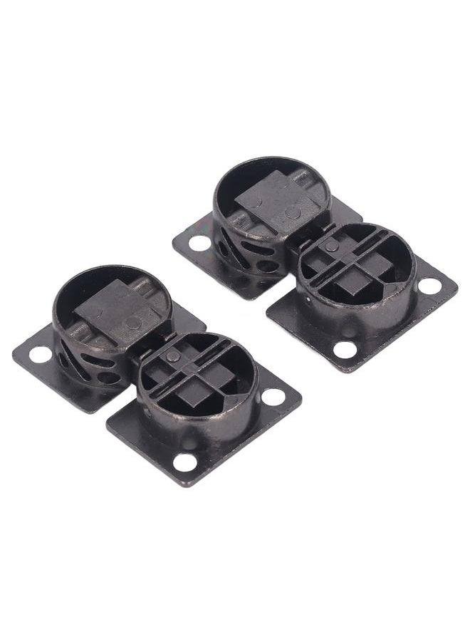 Thoraya 2Pcs Cabinet Door Hinge Zinc Alloy Corrosion Resistance 90 Degrees Cabinet Hinges for Wardrobe Cupboard Flip Down Door  - Image 5