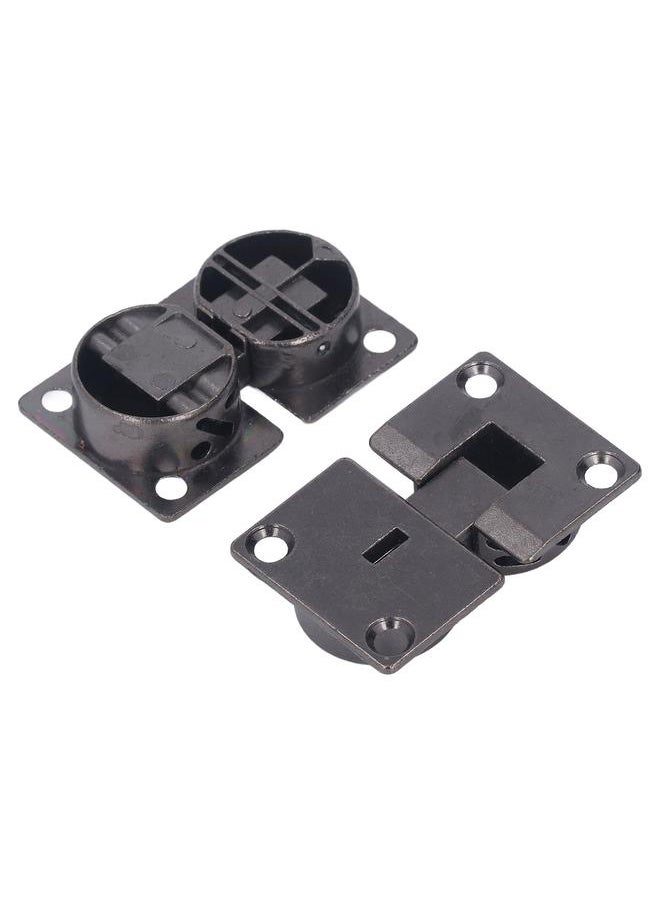 Thoraya 2Pcs Cabinet Door Hinge Zinc Alloy Corrosion Resistance 90 Degrees Cabinet Hinges for Wardrobe Cupboard Flip Down Door  - Image 1