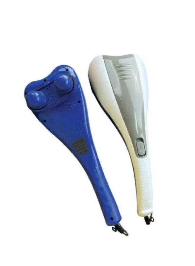 دينكس جهاز تدليك محمول باليد مزدوج الراس لكامل الجسم بالتسخين والاهتزاز بالاشعة تحت الحمراء لتدليك الانسجة الكهربائية مزدوجة الايقاع والرقبة والكتف والظهر والذراعين والساق والقدم وعضلات الساق - Image 5