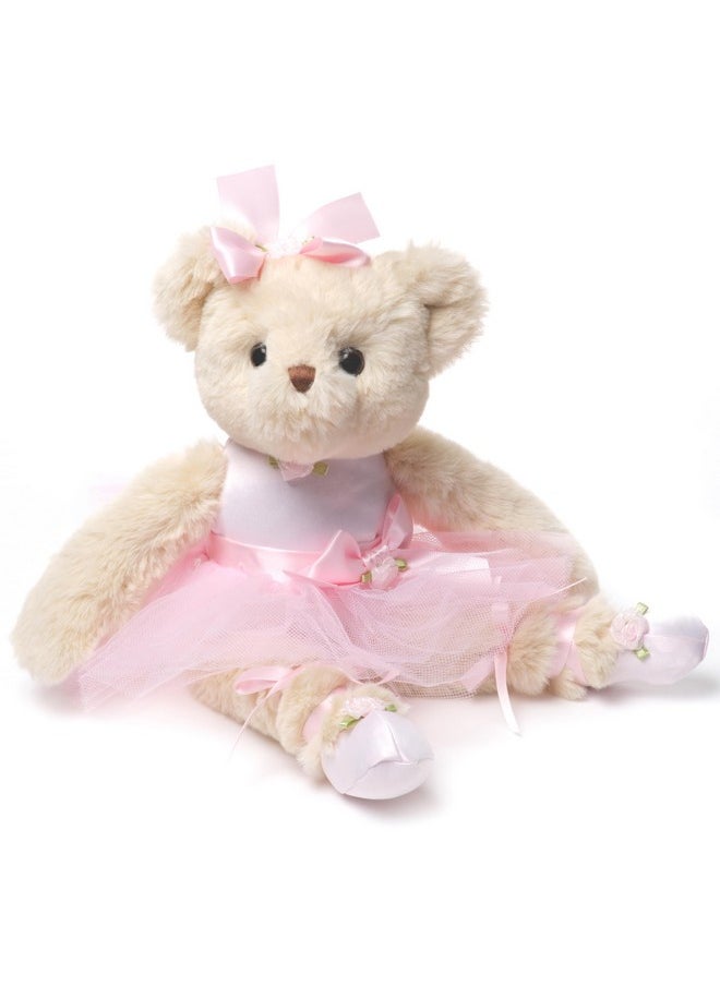 Bearington Collection - Bearington Nina Ballerina 13 Inch Pink Stuffed Animals Ballerina Doll Ballerina Toys - Image 1