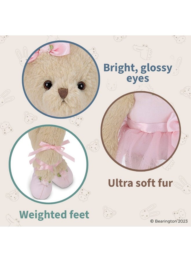 Bearington Collection - Bearington Nina Ballerina 13 Inch Pink Stuffed Animals Ballerina Doll Ballerina Toys - Image 1