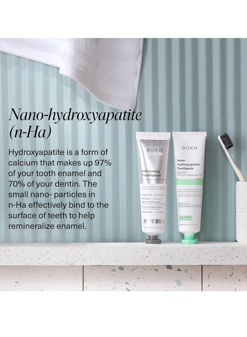 BOKA Fluoride Free Toothpaste - Nano Hydroxyapatite Mint Flavor, 113g - Image 2