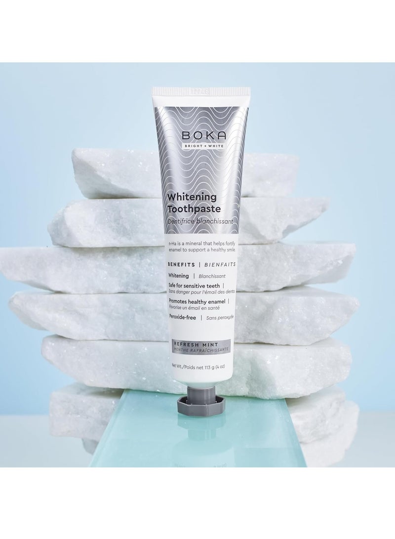 BOKA Fluoride Free Toothpaste - Nano Hydroxyapatite Mint Flavor, 113g - Image 3